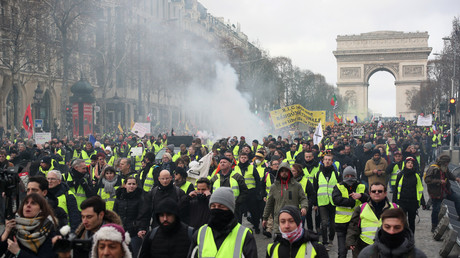 L'acte 13 des Gilets jaunes à Paris, le 9 février.