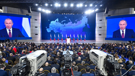 Discours annuel du président de la Fédération de Russie à l’Assemblée fédérale russe, à Moscou le 20 février 2019.