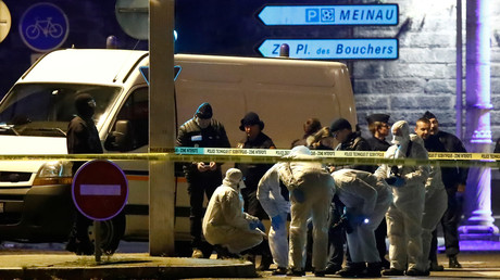 Photo de Strasbourg après l'attaque, le 13 décembre 2018.