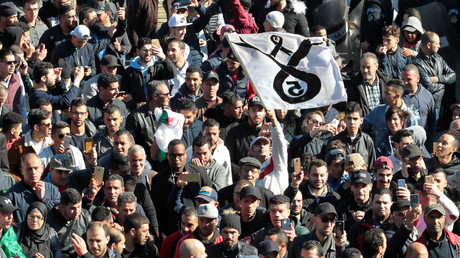 Manifestation contre le cinquième mandat d'Abdelaziz Bouteflika le 22 février 2019 en Algérie (image d'illustration).