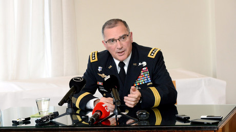 Le général Scaparrotti à Helsinki en août 2017 (image d'illustration).