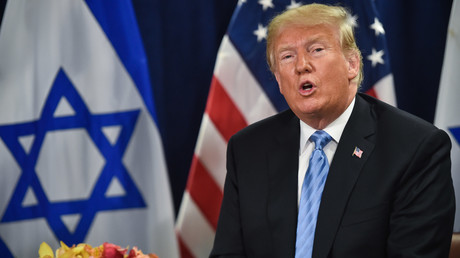 Donald Trump lors d'une rencontre avec Benjamin Netanyahou le 26 septembre 2018.