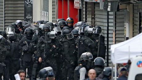 Des policiers du RAID pendant l'assaut de Saint-Denis le 18 novembre 2015 (image d'illustration).