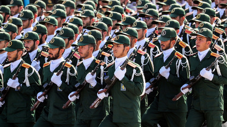 Le Corps des gardiens de la révolution iranien lors d'un défilé militaire le 22 septembre 2018 à Téhéran (image d'illustration).