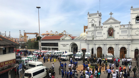 Sri Lanka : le moment de l'explosion dans une des églises de Colombo en images (VIDEO)