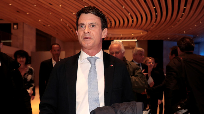 Claque électorale pour Manuel Valls, candidat à la mairie de Barcelone