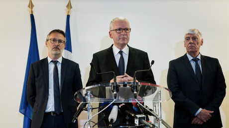 Rémy Heitz en conférence de presse à Lyon après l'attentat terroriste du 24 mai (image d'illustration). 