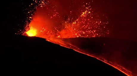 Italie : éruption de l'Etna