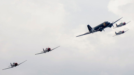 Des avions survolent Portsmouth pour célébrer le 75e anniversaire du débarquement de Normandie