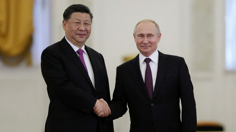 Xi Jinping et Vladimir Poutine le 5 juin 2019 à Moscou.