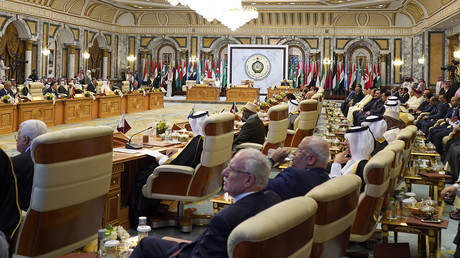 Des dirigeants et des responsables arabes assistant à un sommet de la Ligue arabe réuni au palais royal al-Safa, dans la ville sainte de La Mecque, en Arabie saoudite, le 31 mai 2019. 