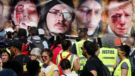 Manifestation de Gilets jaunes blessés, le 2 juin 2019 à Paris (image d'illustration).