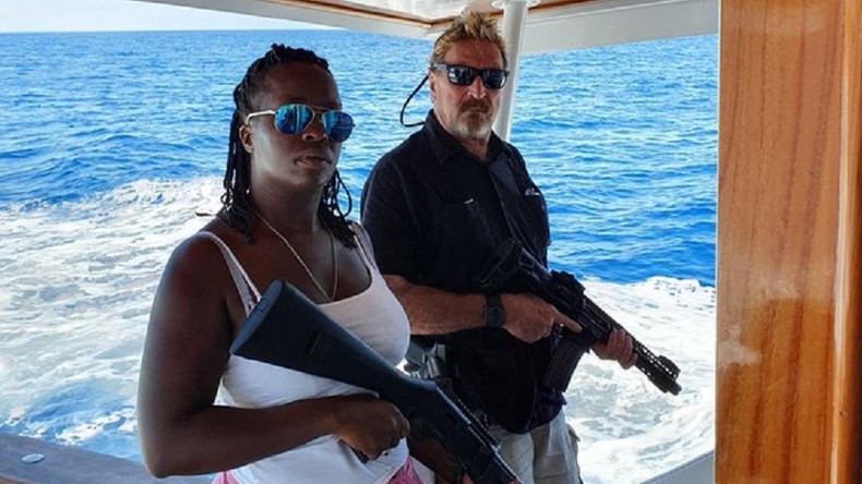 john mcafee yacht wolf of wall street