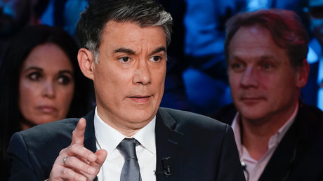 Le premier secrétaire du Parti socialiste, Olivier Faure, lors d'un débat sur CNews, le 10 avril 2019, à Boulogne-Billancourt, en France (image d'illustration).