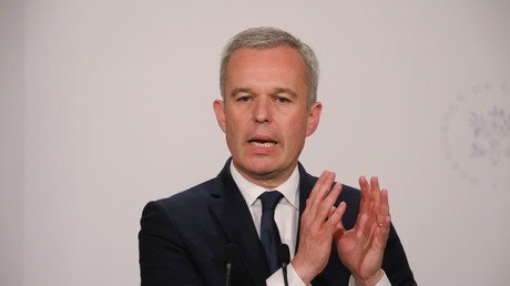 François de Rugy lors d'une conférence de presse le 9 juillet 2019 à Paris.