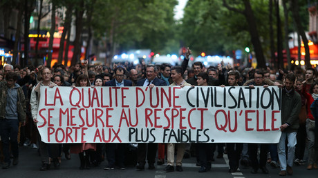 Marche blanche pour Vincent Lambert le 20 mai à Paris. 