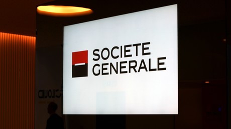 Logo de la banque française Société Générale (photo d’illustration prise le 9 février 2017). 