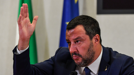 Le ministre de l'Intérieur italien Matteo Salvini.