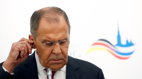 ministre russe des Affaires étrangères, Serguei Lavrov, le 18 juillet 2019.