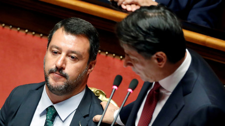 Matteo Salvini et Giuseppe Conte