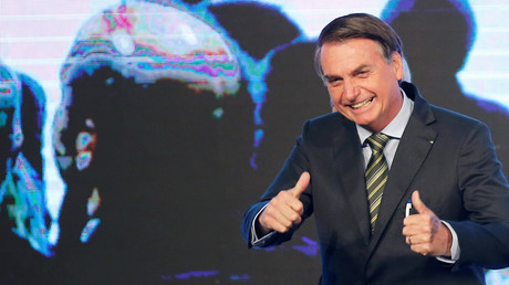 Jair Bolsonaro lors d'un congrès sur l'acier à Brasilia le 21 août (image d'illustration).