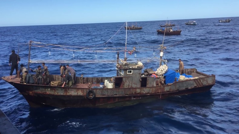 Un nouveau groupe de pêcheurs nord-coréens détenus dans les eaux exclusives de la Russie