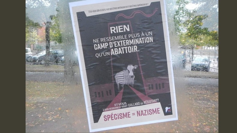 L'association antispéciste 269 Life compare les abattoirs aux camps d'extermination nazis