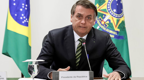 Le président Jair Bolsonaro, le 27 août 2019, au palais du Planalto, à Brasilia, au Brésil (image d'illustration).