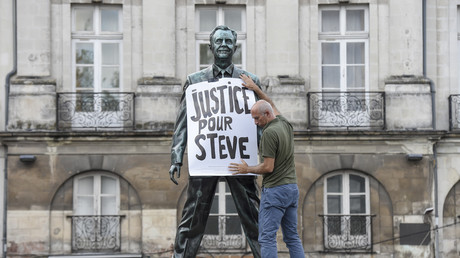 Un rassemblement à Nantes le 12 septembre 2019 en hommage à Steve Maia Caniço.