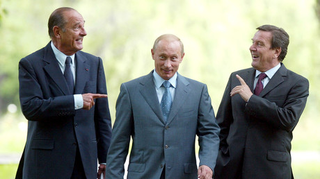 Chirac, Poutine et Schröder : le trio européen des années 2000
