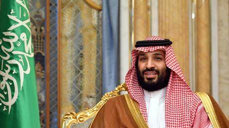 Mohammed ben Salmane lors d'une réunion avec le secrétaire d'Etat américain Mike Pompeo, à Jeddah, le 18 septembre 2019. (image d'illustration)