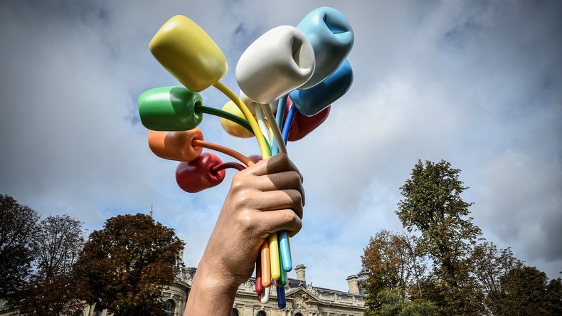Les tulipes de Koons, des «anus colorés» ? La sculpture inaugurée par Anne Hidalgo fait polémique