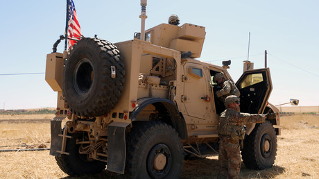 Un véhicule militaire américain est stationné près de la ville syrienne de Tel Abyad (image d'illustration).