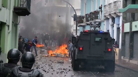 Équateur : des affrontements violents entre la police et des manifestants secouent le pays