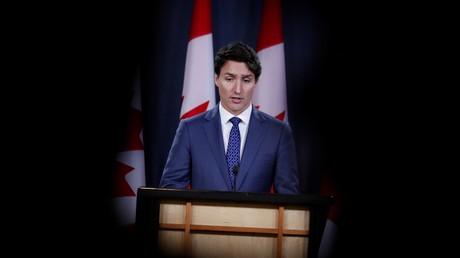 Le Premier ministre canadien Justin Trudeau, le 23 octobre 2019 en conférence de presse.