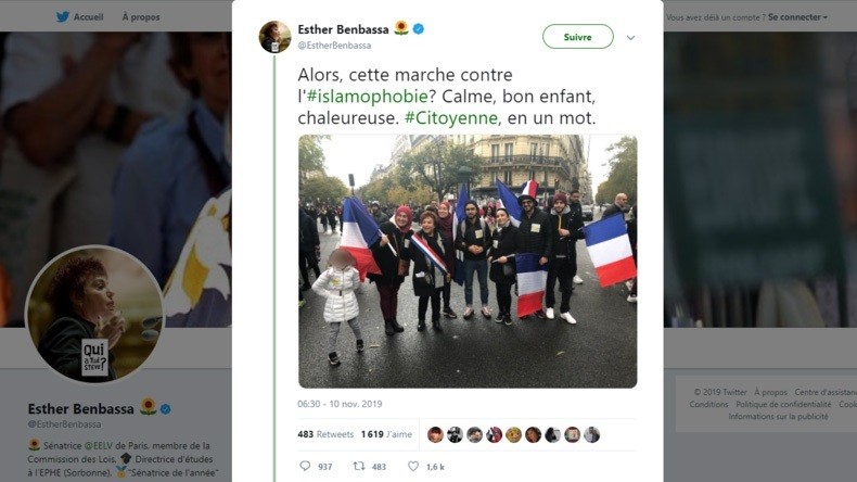 La présence d'étoiles jaunes à la marche contre l'islamophobie soulève un tollé