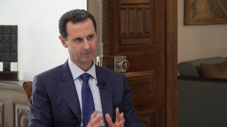 Le président syrien Bachar el-Assad répond à une interview pour RT.