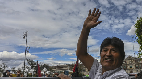 L'ex-président bolivien Evo Morales à Mexico, le 13 novembre 2019.