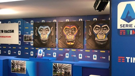 Ligue italienne de football : une campagne antiraciste avec des images de singes crée le malaise