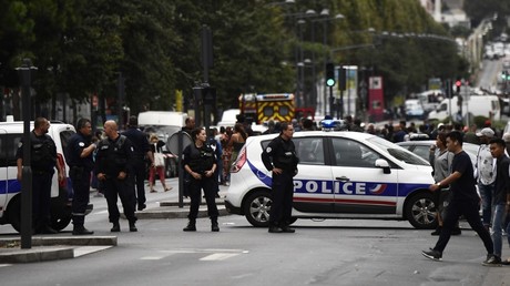 Des policiers interviennent à Villejuif, le 6 septembre 2017, dans le Val-de-Marne (image d'illustration).