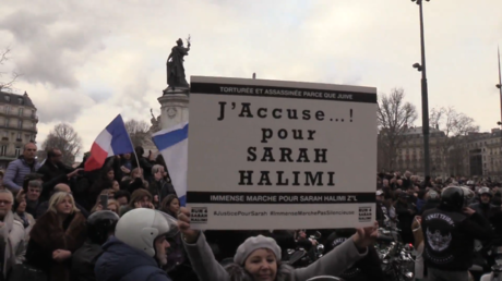 Paris : plusieurs centaines de manifestants réclament «justice pour Sarah» Halimi