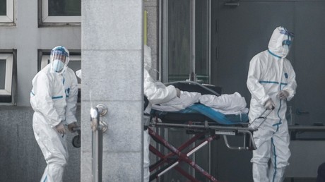 Un patient atteint du virus hospitalisé à Wuhan (Chine), le 18 janvier 2020.