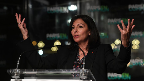 Anne Hidalgo livre le discours de lancement de sa campagne pour les élections municipales le 13 janvier 2020 à Paris (image d'illustration).