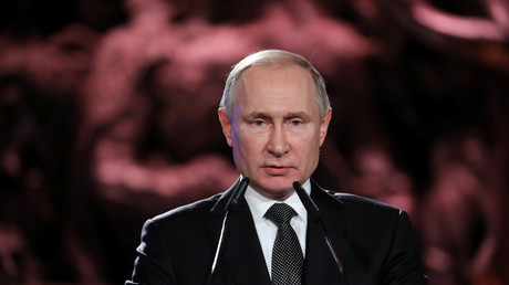 Vladimir Poutine, le 23 janvier 2020 à Jérusalem.