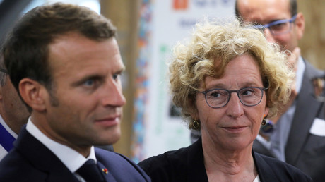 Emmanuel Macron et Muriel Pénicaud à Bonneuil-sur-Marne, le 10 septembre 2019 (image d'illustration).