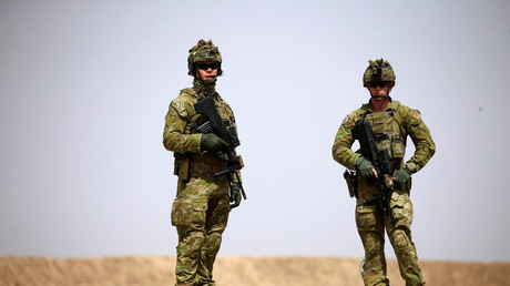 Des membres de la coalition sur la base militaire de Taji, en Irak (image d'illustration).