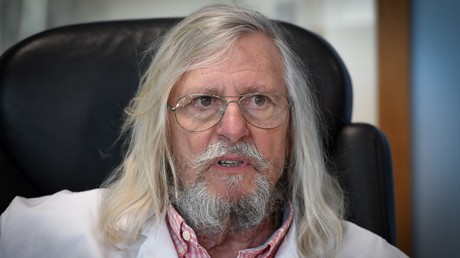 Didier Raoult, biologiste et professeur de microbiologie, spécialisé dans les maladies infectieuses et directeur de l'IHU Mediterranee Infection à Marseille, le 26 février 2020 (image d'illustration).