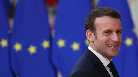 Emmanuel Macron à Bruxelles, le 20 février (image d'illustration).