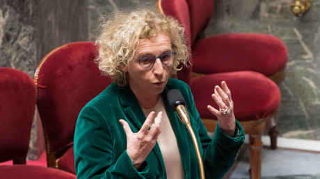 La ministre française du Travail, Muriel Penicaud à l'Assemblée Nationale.