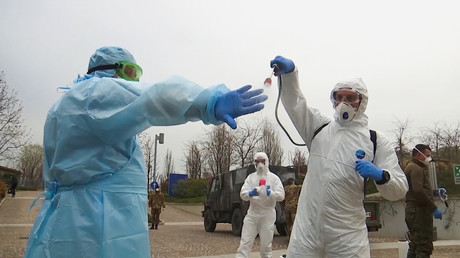 Italie : les médecins militaires russes en première ligne de la pandémie à Bergame